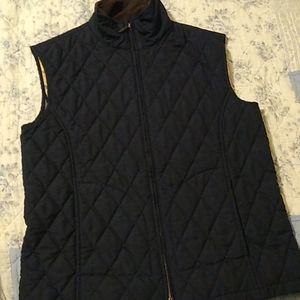 Brooks brothers navy vest women size 2 good condition